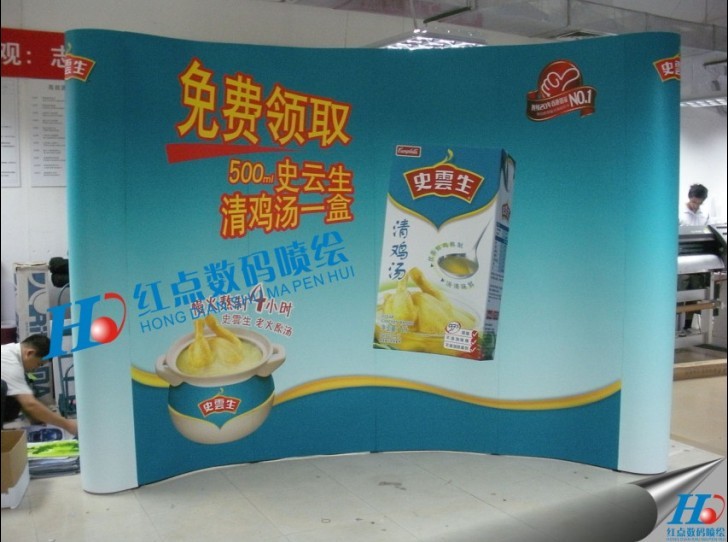 拉網(wǎng)展架噴繪，直型拉網(wǎng)展架噴繪，弧型拉網(wǎng)展架噴繪，彈簧弧型拉網(wǎng)展架噴繪，鐵質(zhì)拉網(wǎng)展架噴繪，鋁合金拉網(wǎng)展架噴繪 彈簧式拉網(wǎng)展架噴繪 出口型拉網(wǎng)展架噴繪